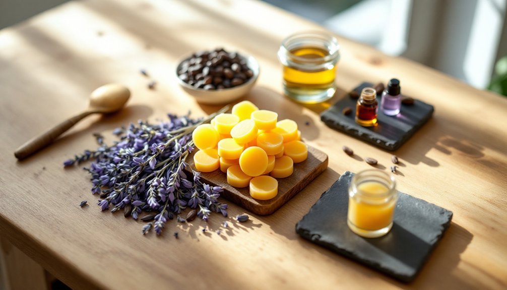 sustainable solid perfume creation