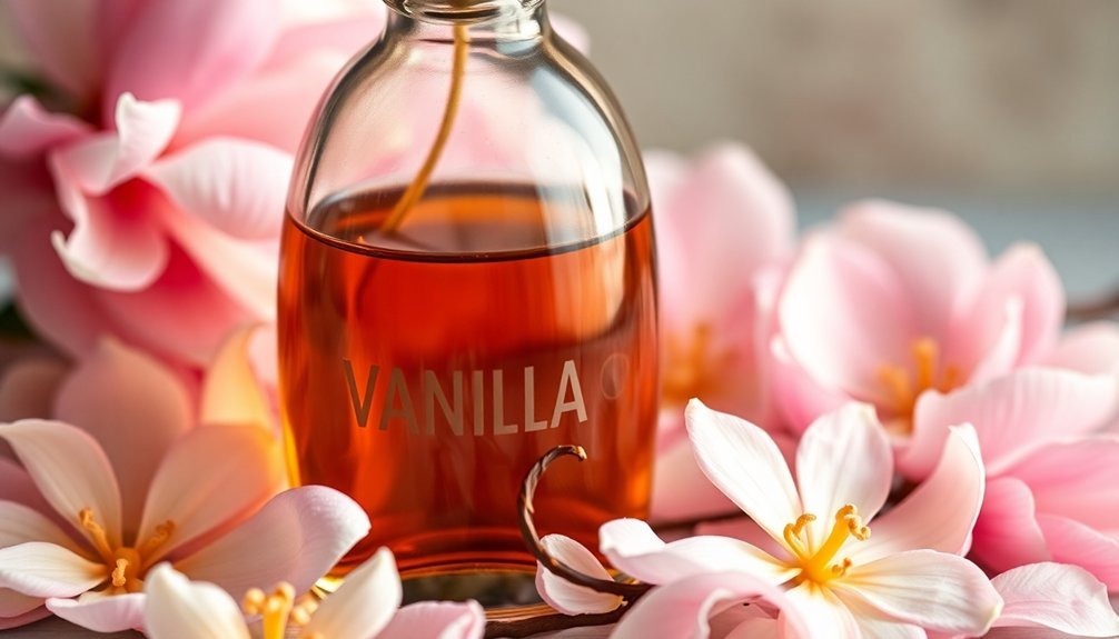 sweet floral vanilla scent