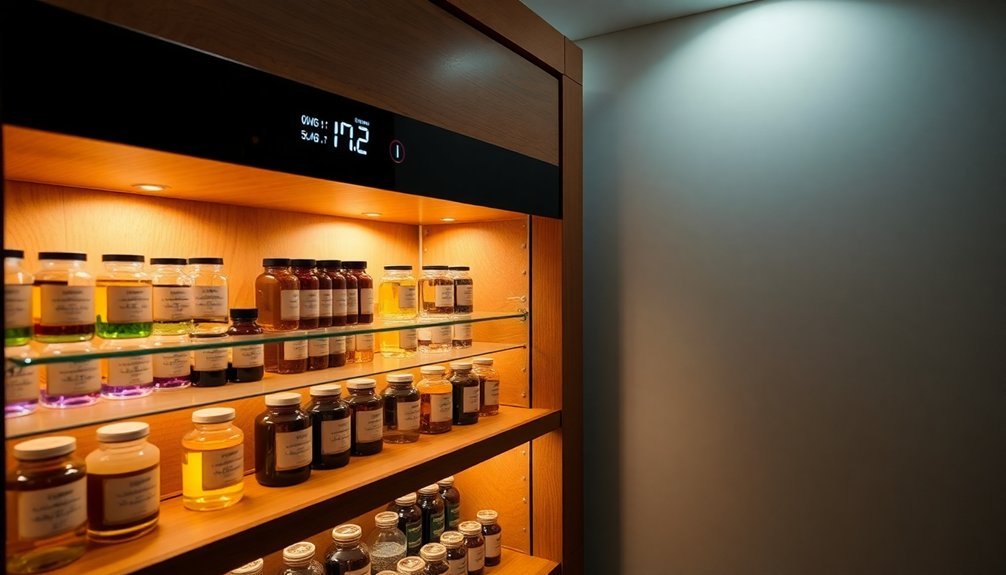 temperature controlled storage area
