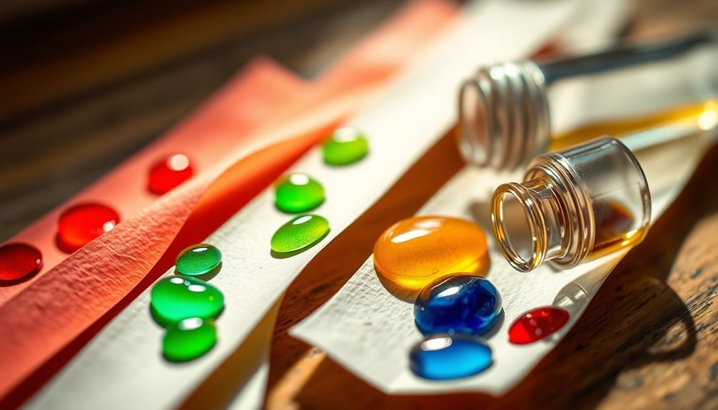 testing blends using strips