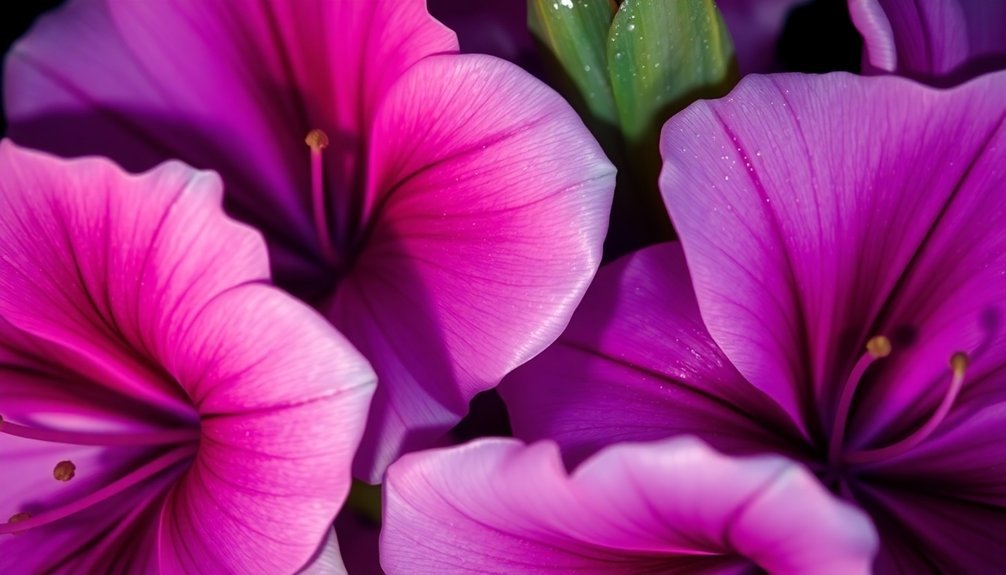 tropical flowers bloom at night