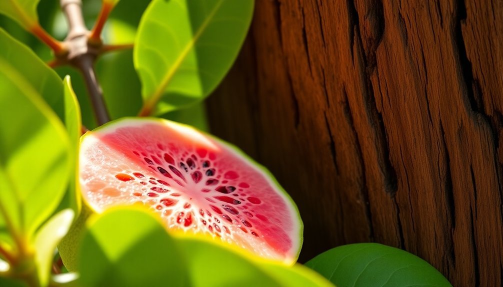 tropical scent meets earthy aroma