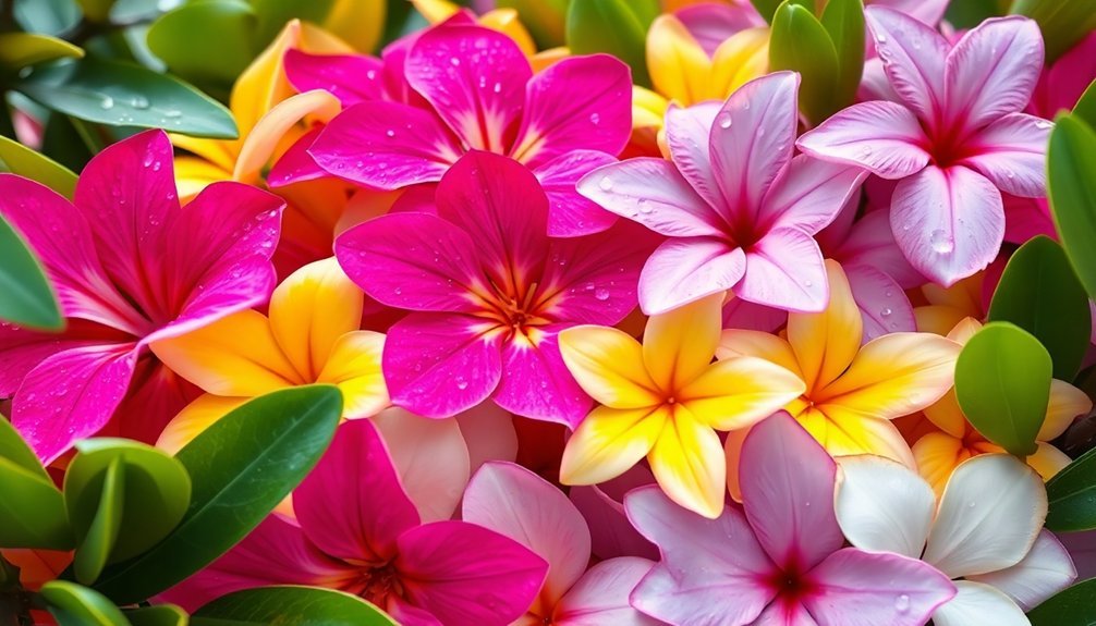 tropical scents blend harmoniously