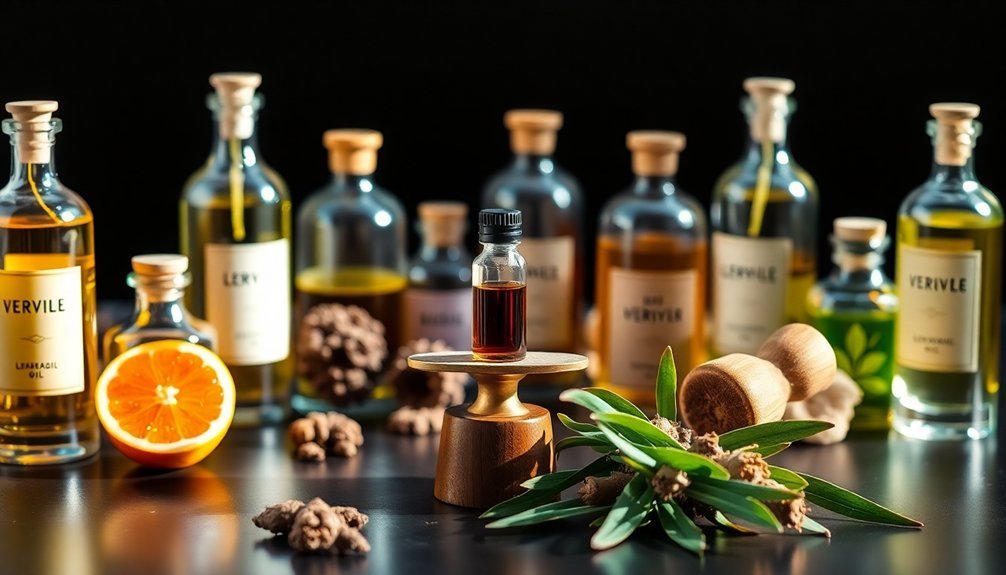 vetiver essential oil blending