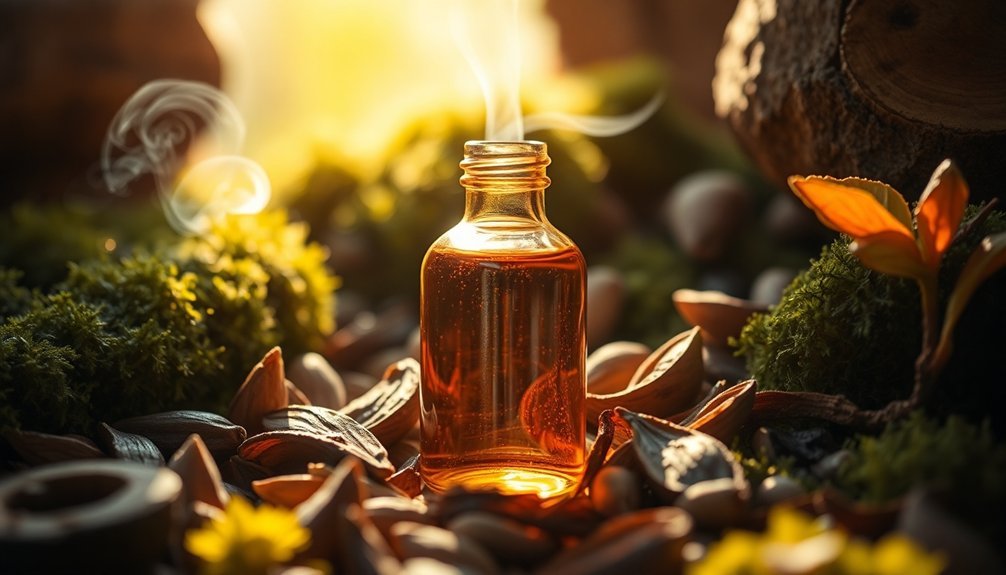 warm sweet earthy scent