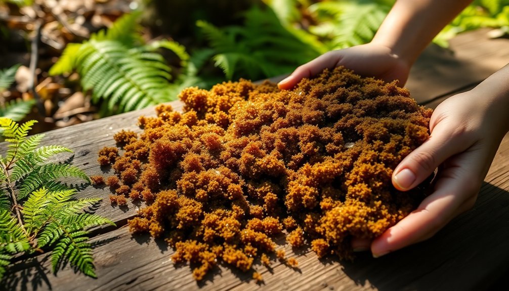 wild oakmoss gathering techniques